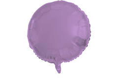 Foil Balloon Round Purple Metallic Matt - 45 cm