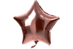Foil Balloon Star-shaped Bronze - 48 cm
