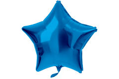 Palloncino Stagnola a Forma di Stella Blu - 48 cm