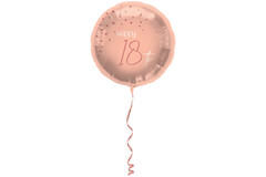 Folieballon Elegant Lush Blush 18 Jaar - 45cm 2