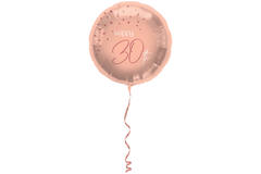 Folieballon Elegant Lush Blush 30 Jaar - 45cm 2