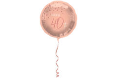Foil Balloon Elegant Lush Blush 40 Years - 45cm 2