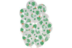 Ballons Tropische Blätter 30cm - 15 Stück