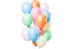 Ballons verschiedene Pastellfarben 33cm - 15 Stück
