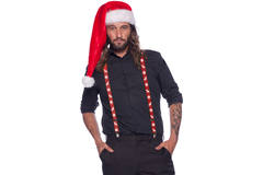 Suspenders Christmas Red with Reindeer 1