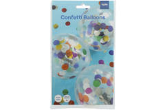 Palloncini con Coriandoli in Foil Multicolore 30 cm - 4 pezzi 2