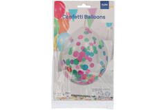 Palloncini con coriandoli multicolori 30cm - 4 pezzi 2