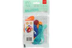 Ballonnen Color Pop Monsters 1 Jaar 23cm - 8 stuks 2