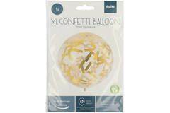 Balon XL z konfetti Sprinkles złoto - 61 cm 2