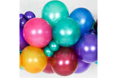 Ballons Shimmer Mix Mehrfarbig 33cm - 50 Stück 4