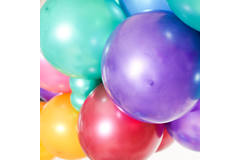 Ballons Shimmer Mix Mehrfarbig 33cm - 50 Stück 5