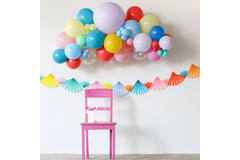 Ballonnen Pastel Mix Meerkleurig 33cm - 50 stuks 4