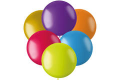 Balony Color Pop Wielobarwny 48cm - 6 sztuk