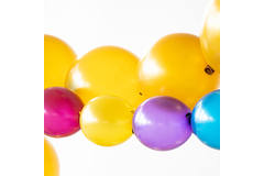 Knoopballonnen voor Ballonnenslinger Shimmer 16cm - 12 stuks 5