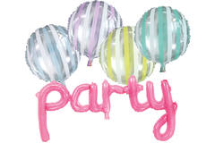 Folienballons Set Pool Party - 5 Stück 1