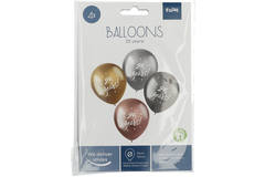 Palloncini Shimmer '25 Years!' Electric 33cm - 4 pezzi 2