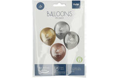Palloncini Shimmer '40 Years!' Electric 33cm - 4 pezzi 2