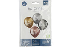 Palloncini Shimmer '60 Years!' Electric 33cm - 4 pezzi 2