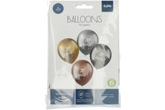 Balloons Shimmer '70 Years!' Electric 33cm - 4 pieces 2