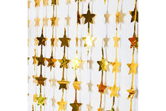 Foil Fringe Door Stars Gold - 2x1 m 2
