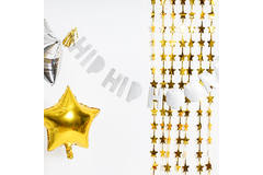 Foil Fringe Door Stars Gold - 2x1 m 5
