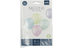 Balloons Pastel 12 Years Multicolored 33cm - 6 pieces 2