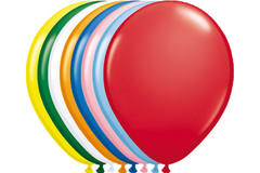 Zestaw kolorowych balonów metalicznych 23 cm - 50 sztuk