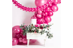 Ballonnen Radiant Fuchsia Pink Metallic 33cm - 10 stuks 3