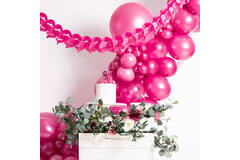 Balloons Radiant Fuchsia Pink Metallic 33cm - 100 pieces 5