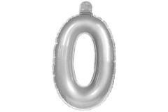 Inflatable Number 0 Silver