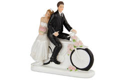 Figurka ślubna na rowerze 1