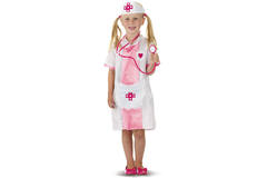 Costume da infermiera rosa bambina M - 116-134 - 6-8 anni
