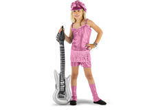 Rocker Girl Suit Pink 3 pezzi Girls - Taglia L - 134-152