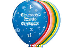 Ballons zur heiligen Kommunion verschiedene Farben - 30 cm