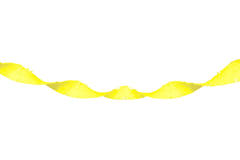 Ghirlanda di carta crespa giallo neon - 18 metri