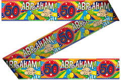 Nastro barriera 50 anni Abraham Blast Party - 15 metri 1