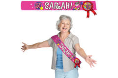 50 anni Sarah Blast Party Sash