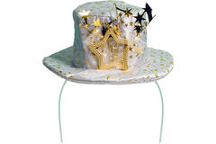 Cappello d'argento con stelle dorate 1
