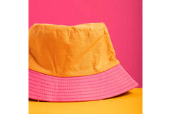 Cappello da pescatore Colorblock Arancione/Rosa 4