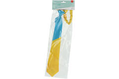 Cravatta Colorblock Blu/Giallo 2