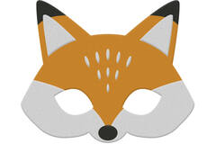 Mask Felt Fox
