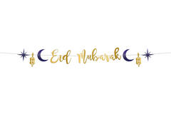Letter garland 'Eid Mubarak' - 1,5 meters