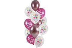 Balloons Birthday Girly 33cm - 12 pieces