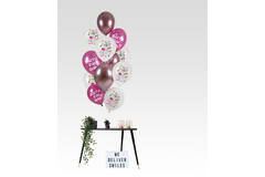 Balloons Birthday Girly 33cm - 12 pieces 2