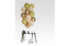 Balloons Golden Olive 33cm - 12 pieces 2