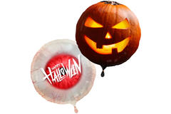 Bomboletta elio BalloonGaz 30 'Halloween' con palloncini e nastro 4
