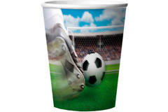 Football Disposable Cups 3D - 4 pieces