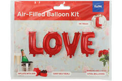Romantyczny zestaw balonów foliowych LOVE 3