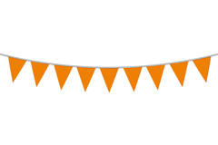 Wimpelkette Orange - 10 Meter