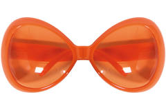 Oversized Oranje Bril 1